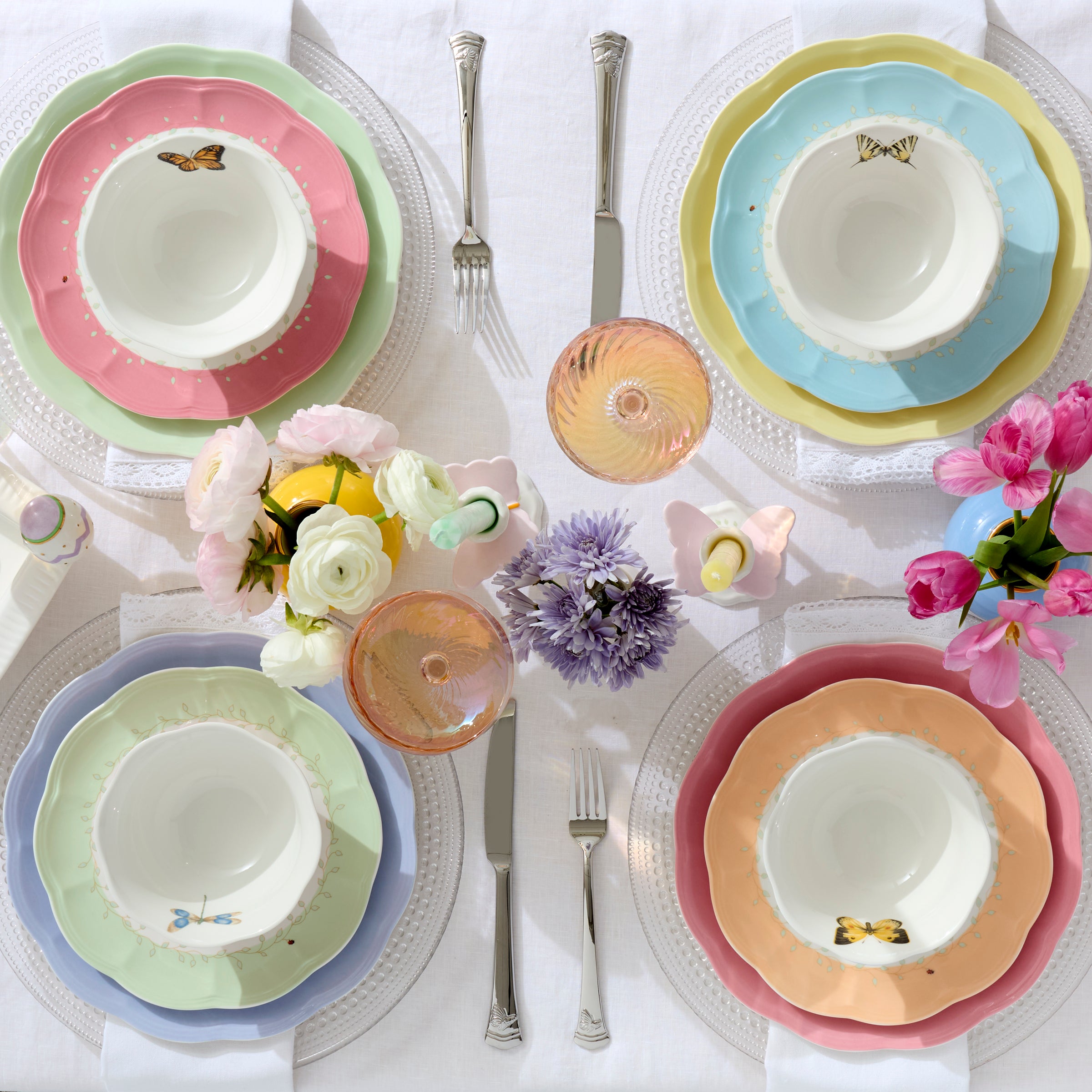 Butterfly Meadow II 65-Piece Flatware Set – Lenox Corporation