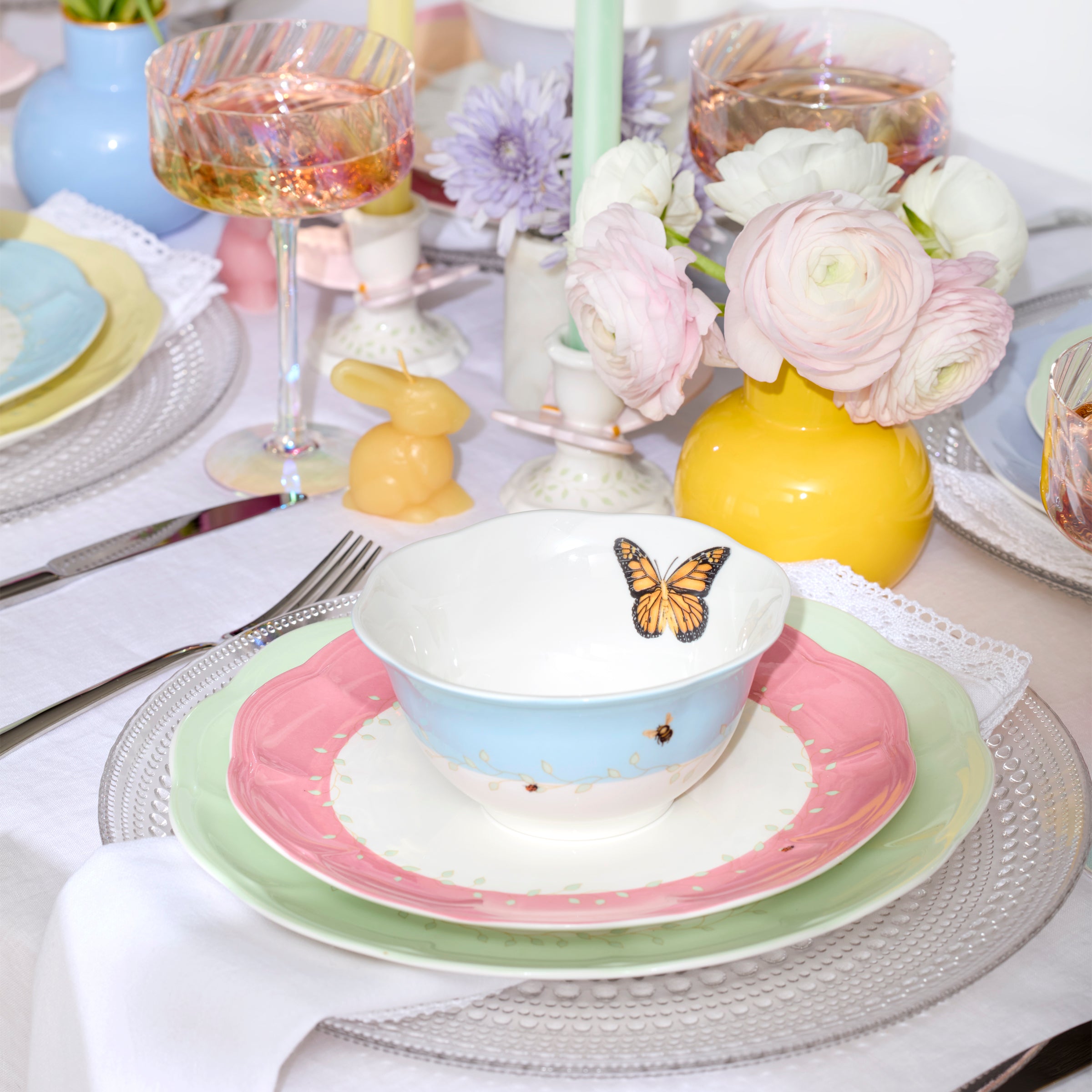 Butterfly Meadow Colors 4-Piece Dessert Bowl Set – Lenox Corporation