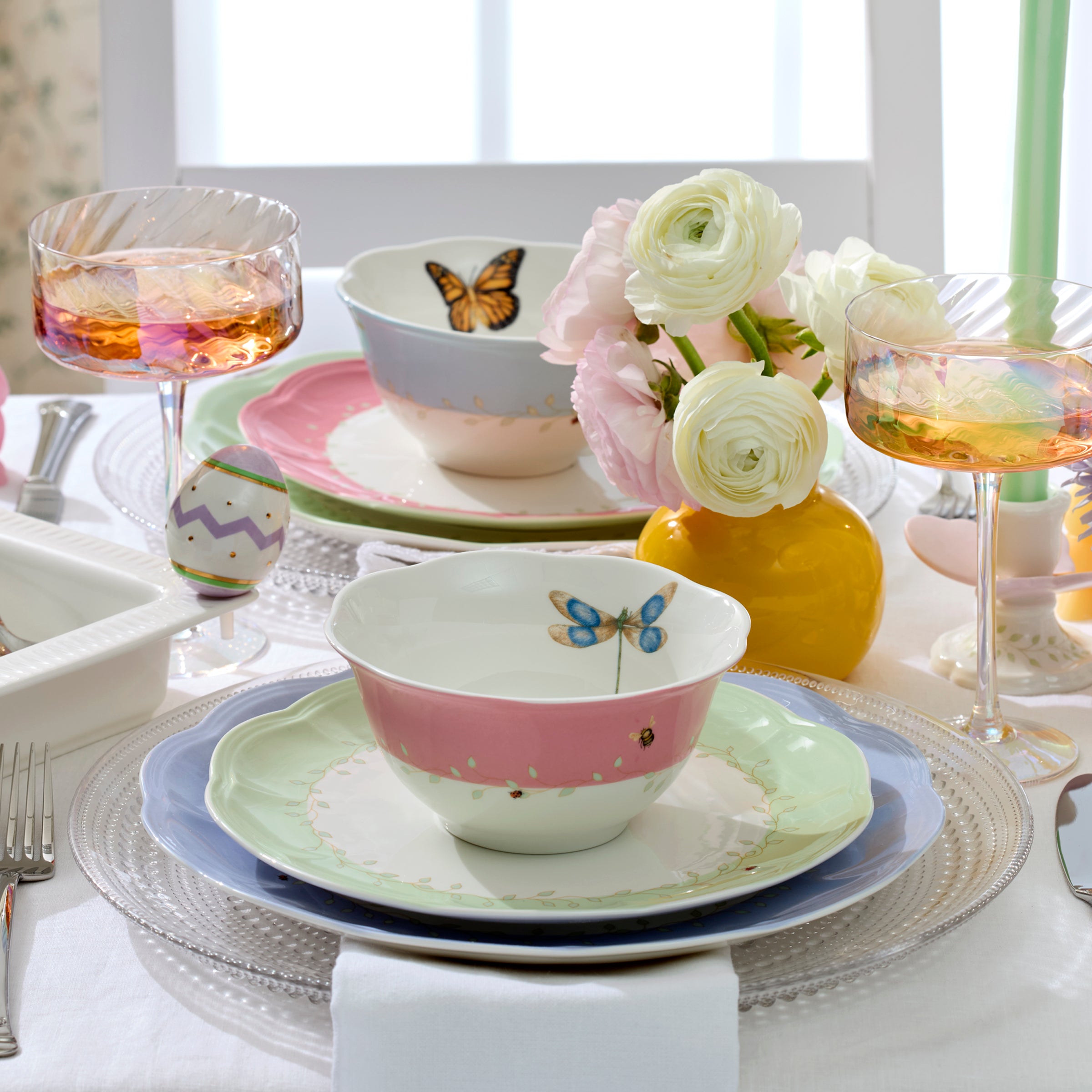 Butterfly Meadow Colors 18-Piece Dinnerware Set – Lenox Corporation