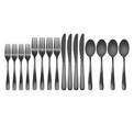 Bourne Black Satin 16-Piece Flatware Set