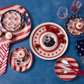 Vintage Americana Accent Plates, Set Of 4