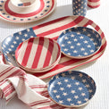 Vintage Americana Accent Plates, Set Of 4