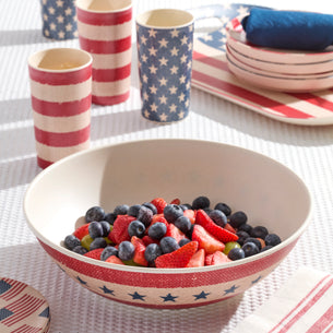 Vintage Americana Serving Bowl