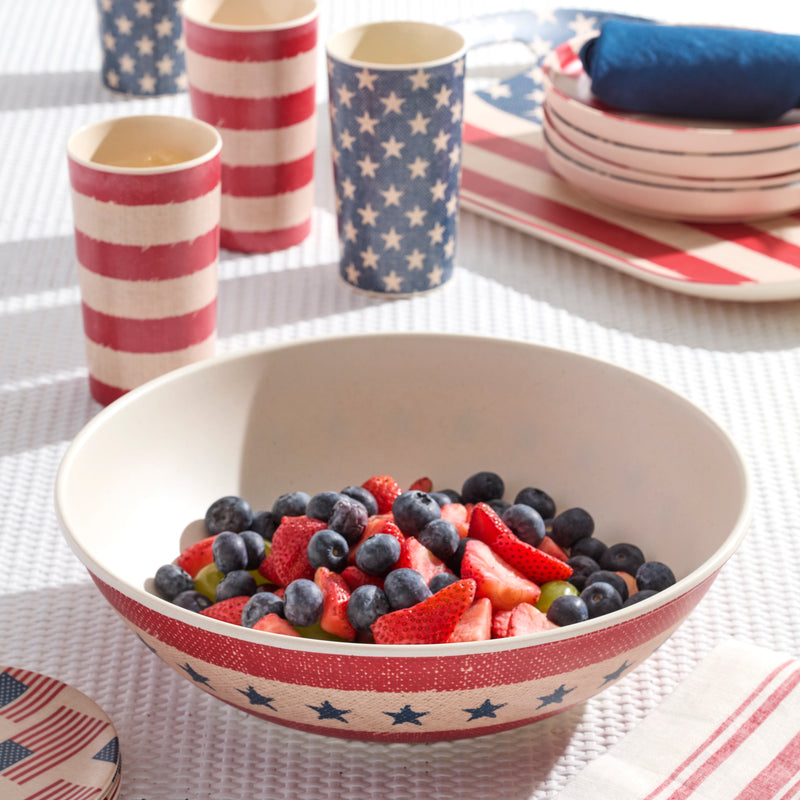Vintage Americana Tumblers, Set Of 4