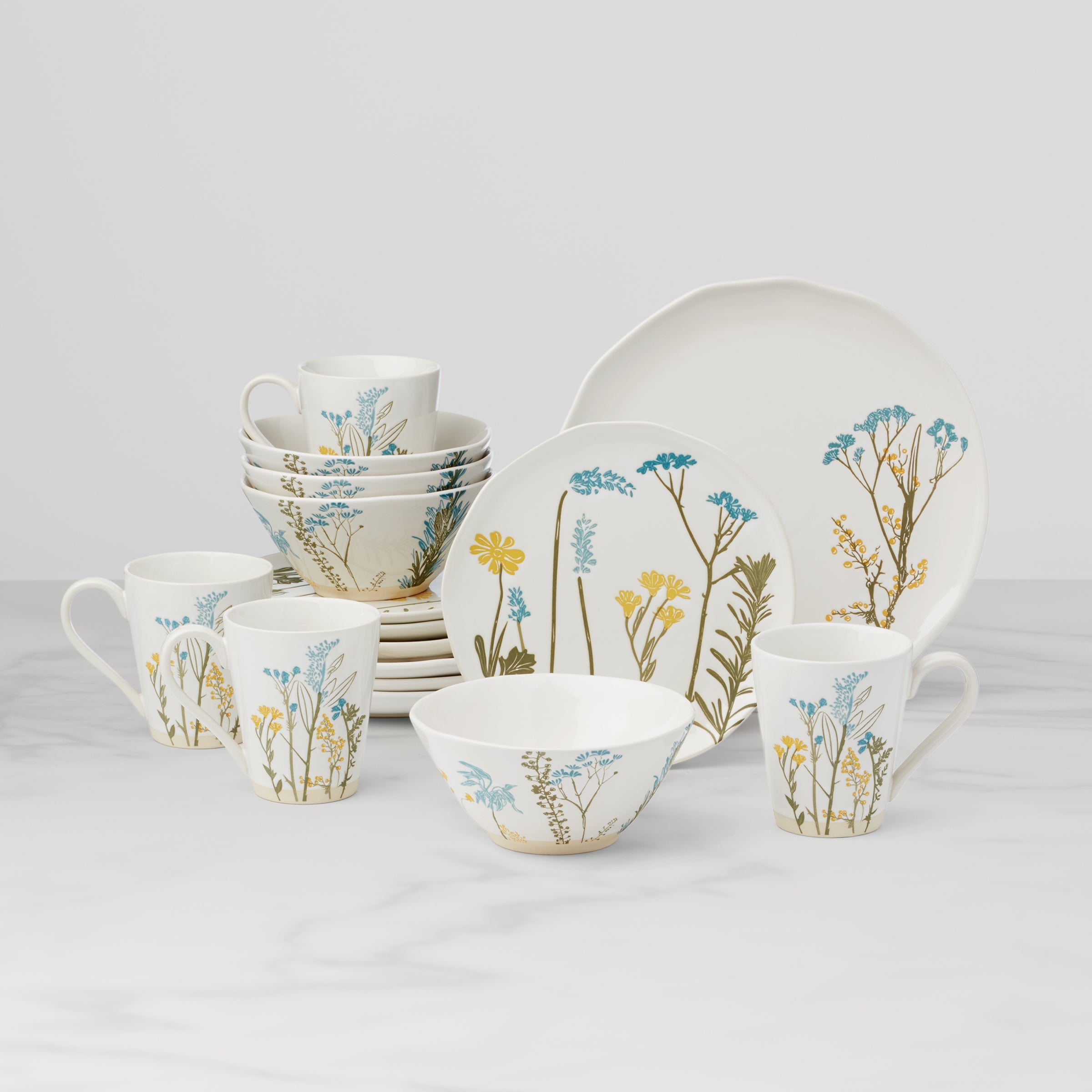 Wildflowers 16-Piece Dinnerware Set – Lenox Corporation