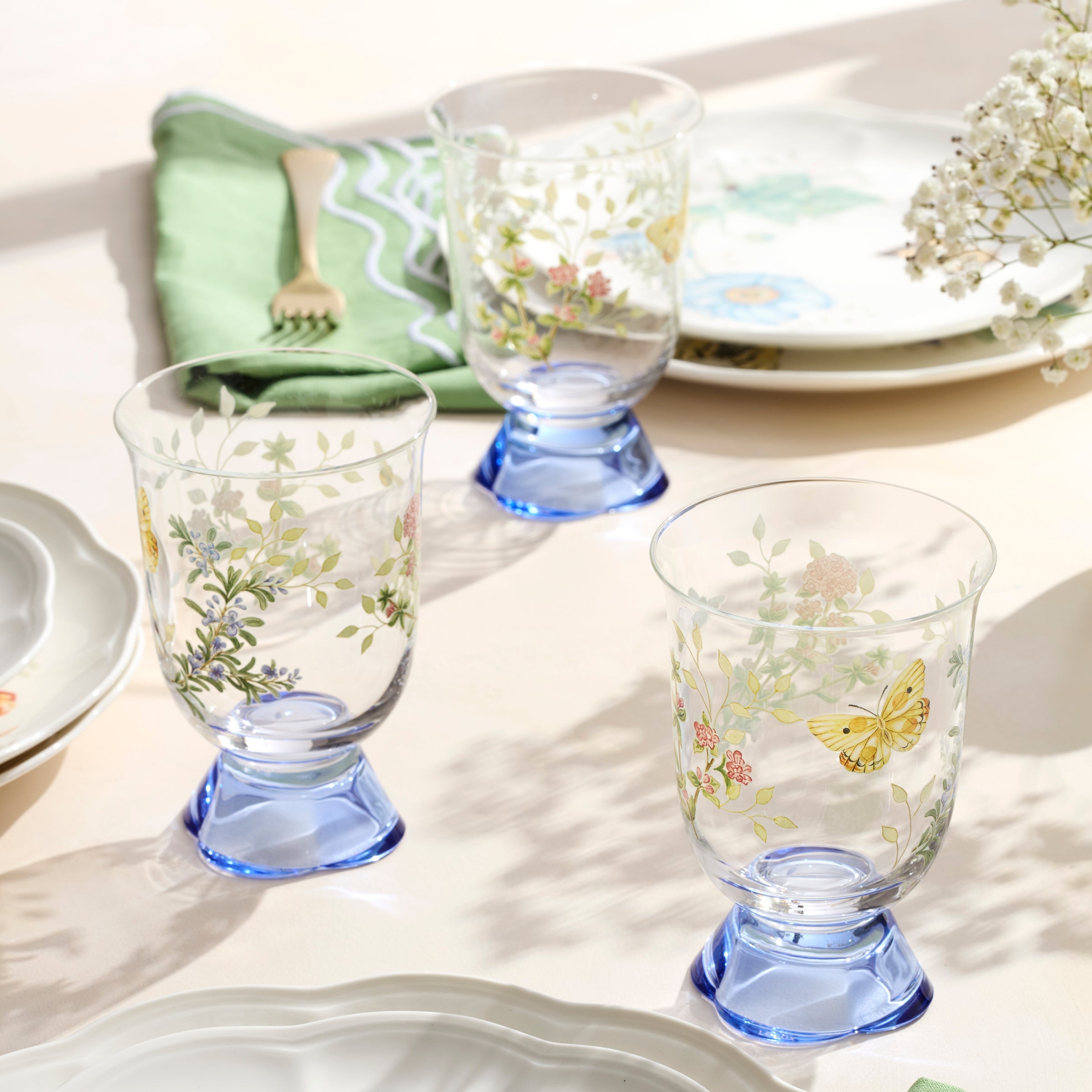 Butterfly Meadow Herbs Short Tumblers, Set of 4 – Lenox Corporation