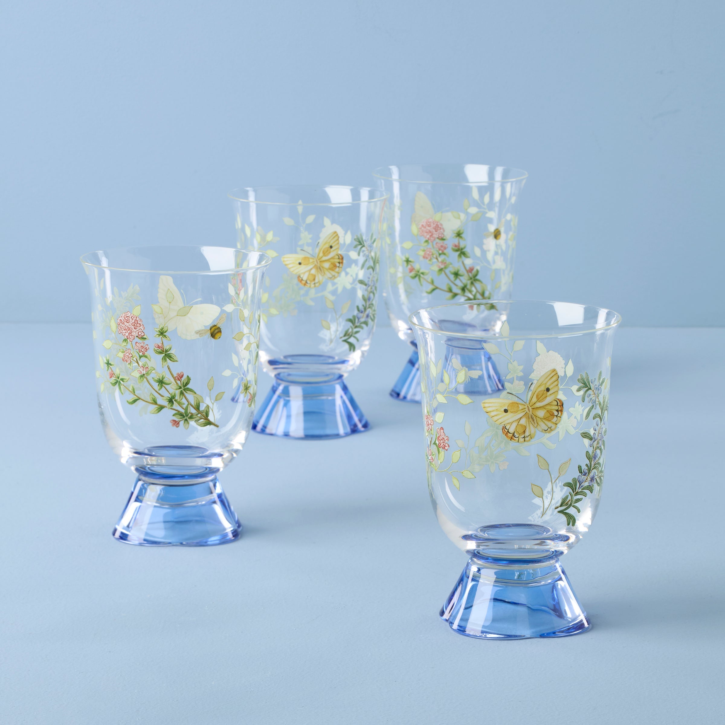 Butterfly Meadow Herbs Short Tumblers, Set of 4 – Lenox Corporation