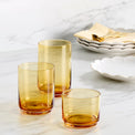 Tuscany Classics Stackable Coolers, Set of 4, Amber