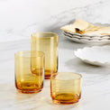 Tuscany Classics Stackable Coolers, Set of 4, Amber