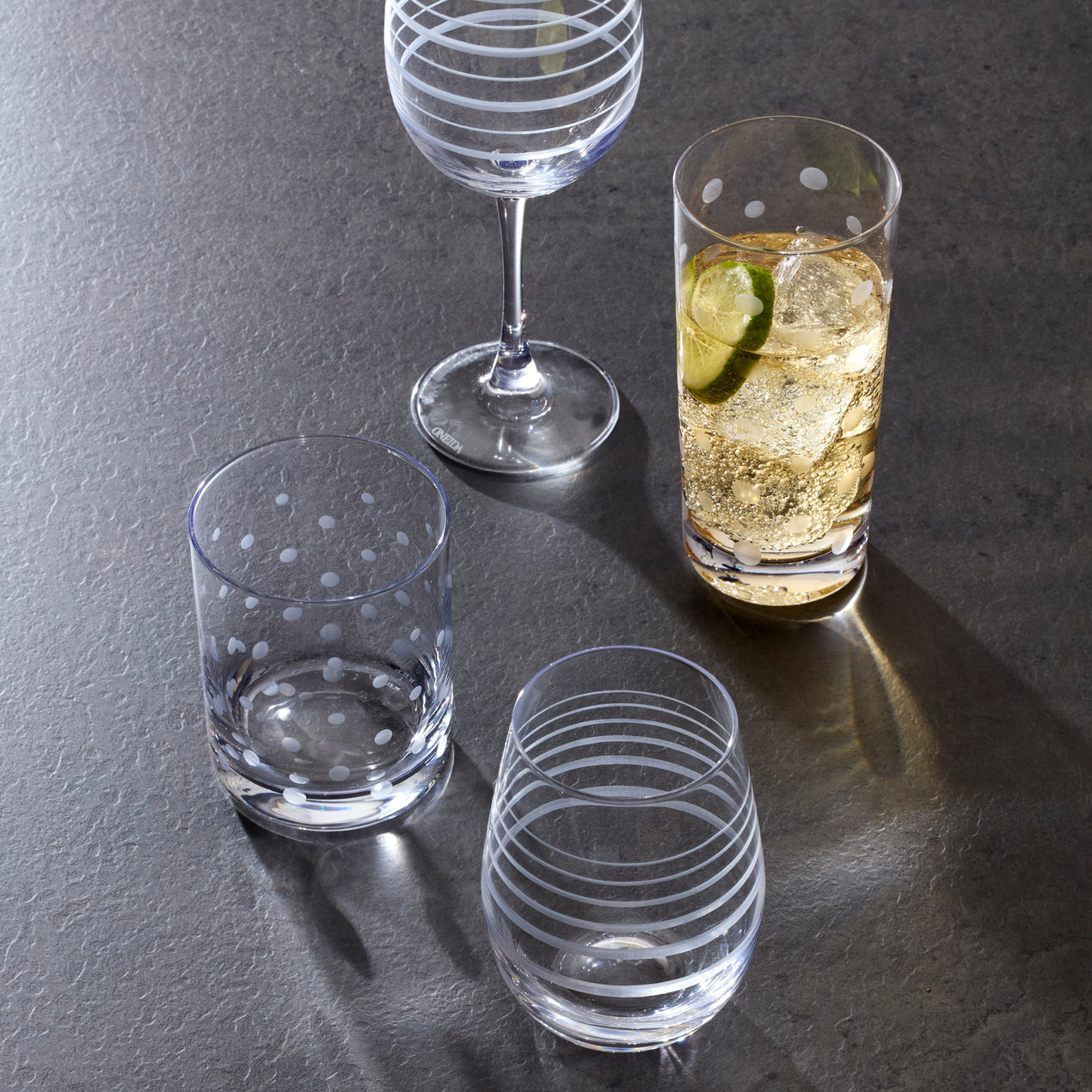 Mingle Hiball Glasses, Set of 4