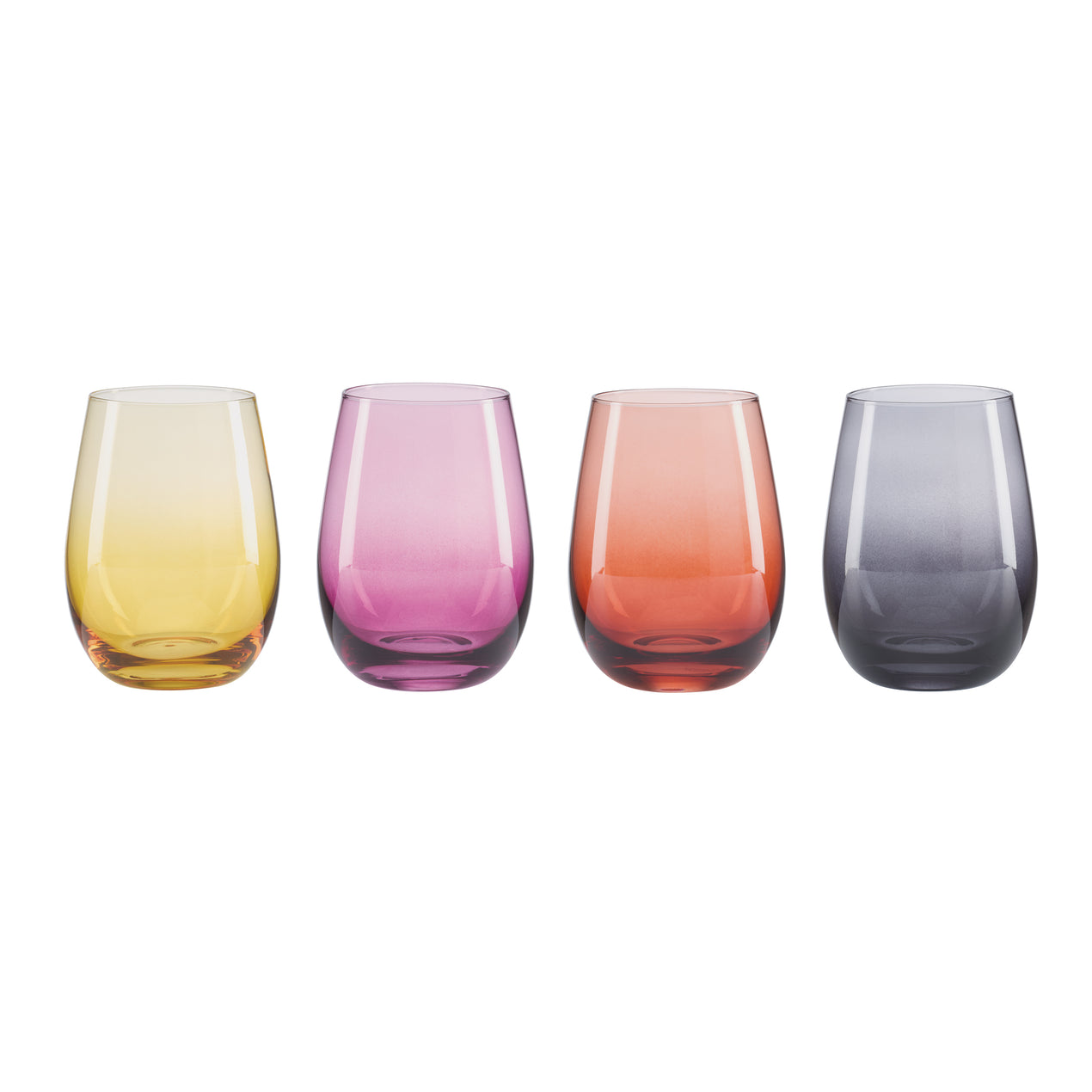 cambridge silversmiths Golden Hour Stemless Wine Glasses Set of 4