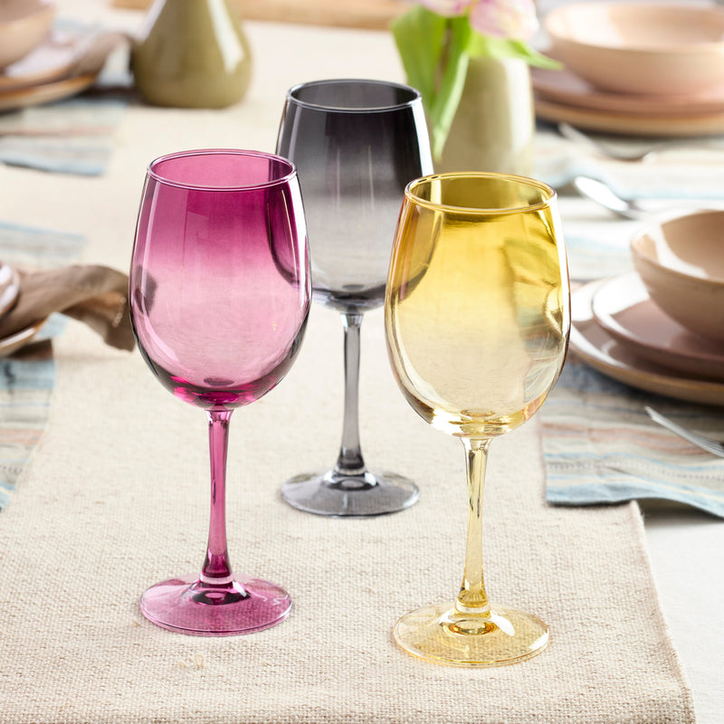all purpose wine glass set Oneida 897855 Golden Hour All-Purpose Wine Glasses, Set of 4