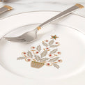 Federal Platinum Tree Accent Plates, Set of 4