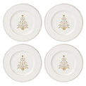Federal Platinum Tree Accent Plates, Set of 4