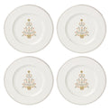 Federal Platinum Tree Accent Plates, Set of 4