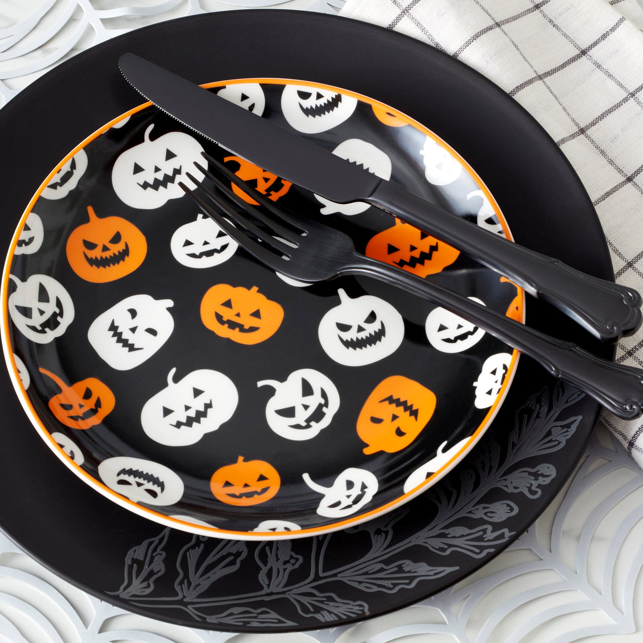 Vintro Halloween Accent Plates, Set of 4