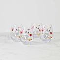 Snoopy Valentine's Day Tumblers, Set of 4