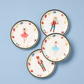 Nutcracker Ballet Tidbit Plates - Set of 4 Assorted