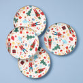 Nutcracker Ballet Accent Plates, Set of 4