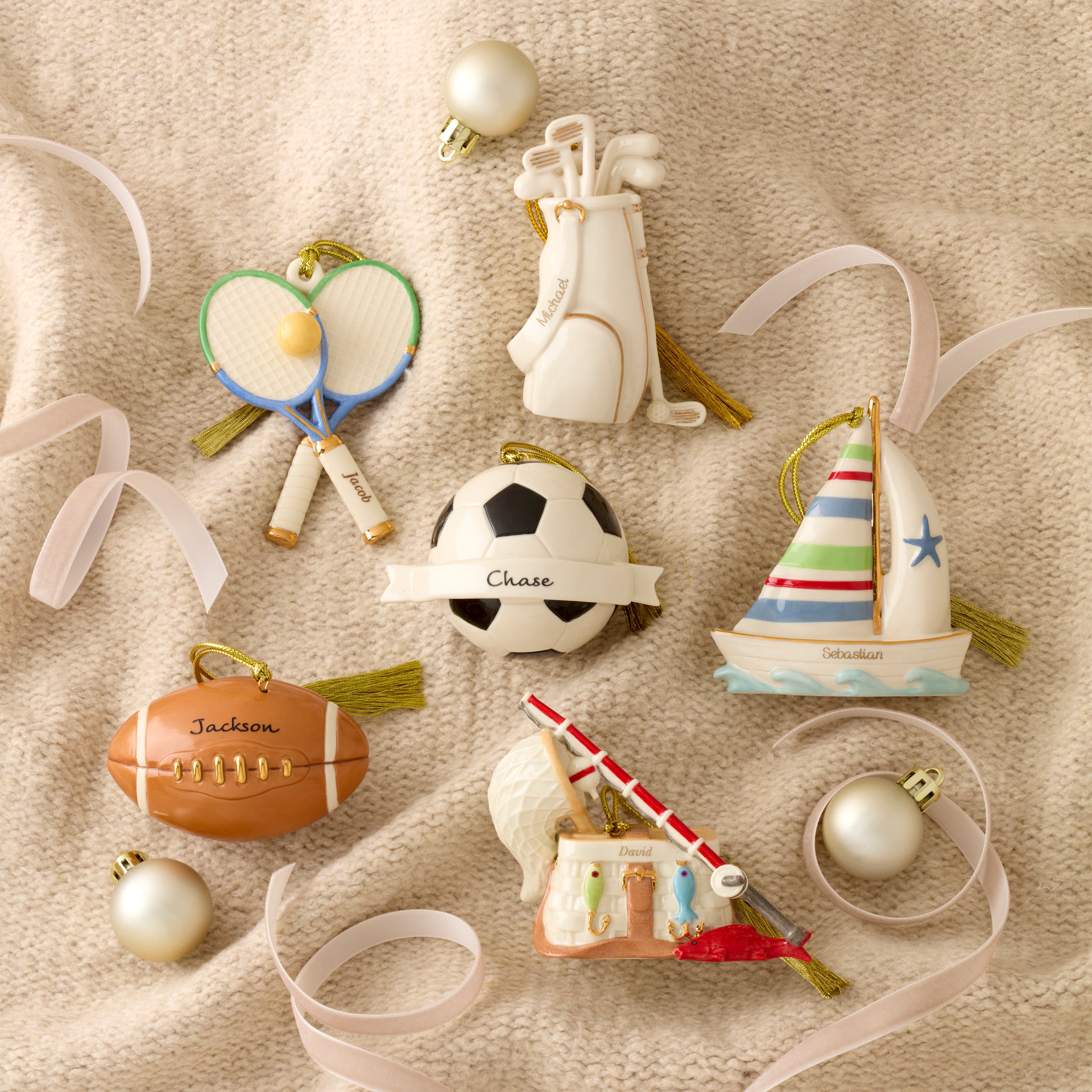 Personalized Tennis Ornament – Lenox Corporation