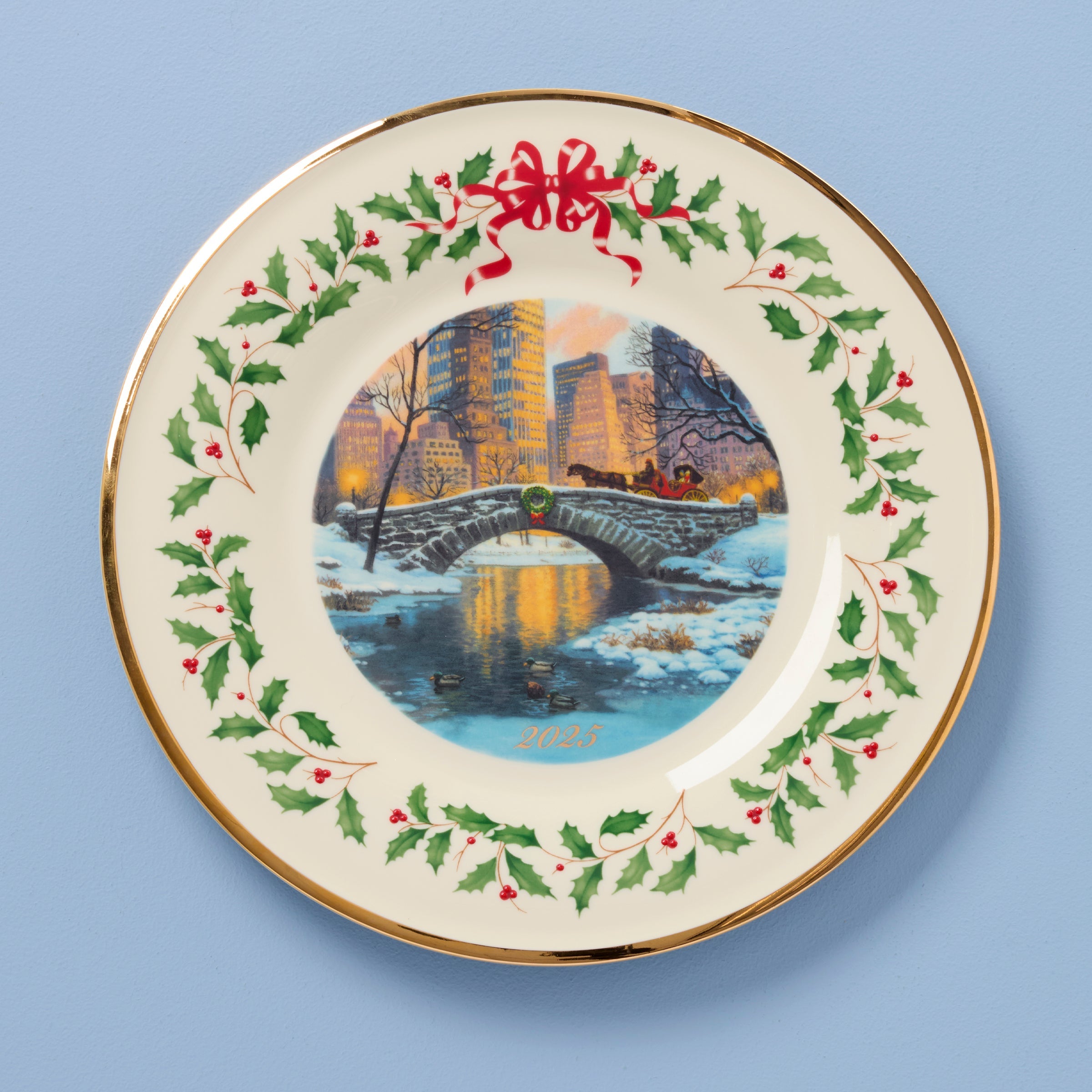工芸品 100th anniversary of Christmas plate 12 Days of Christmas Plate - Brigham | Handmade from Tricia
