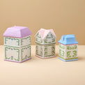 Lenox Village House Canisters, Set Of 3