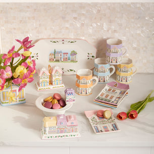 Lenox Spice Village Covered Butter Dish