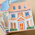 Lenox Village House Accent Plates, Set of 4