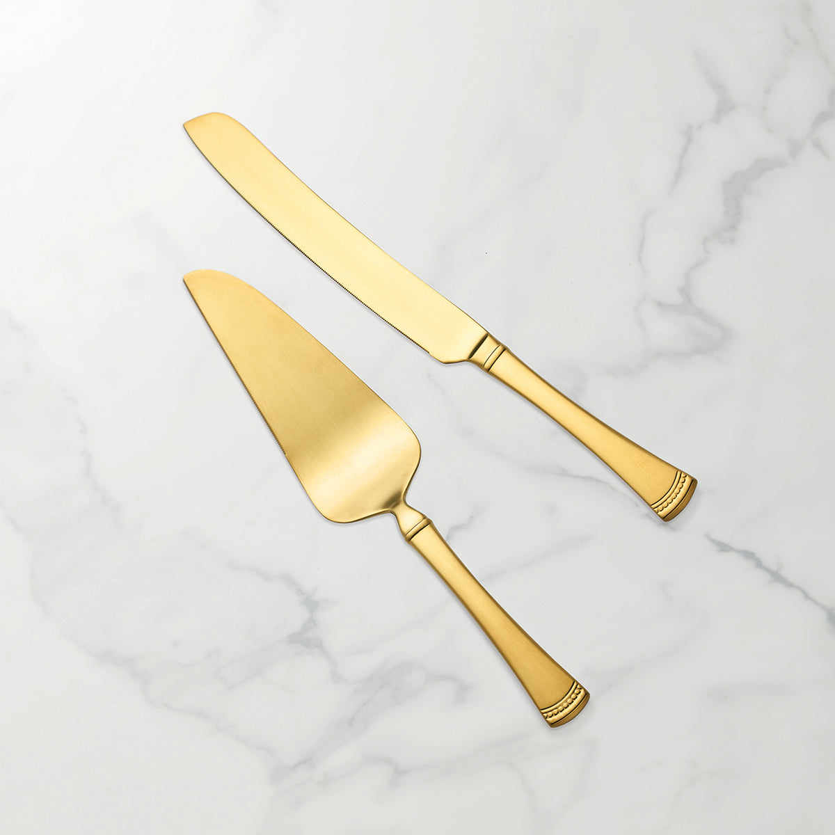 Portola Gold Satin 2-Piece Dessert Set – Lenox Corporation