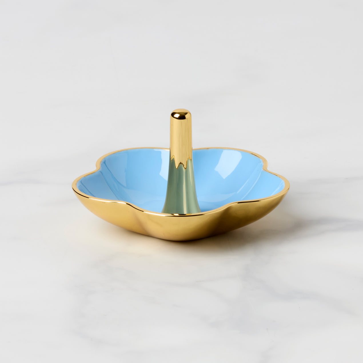 cambridge silversmiths Make It Pop Metal Ring Dish Blue