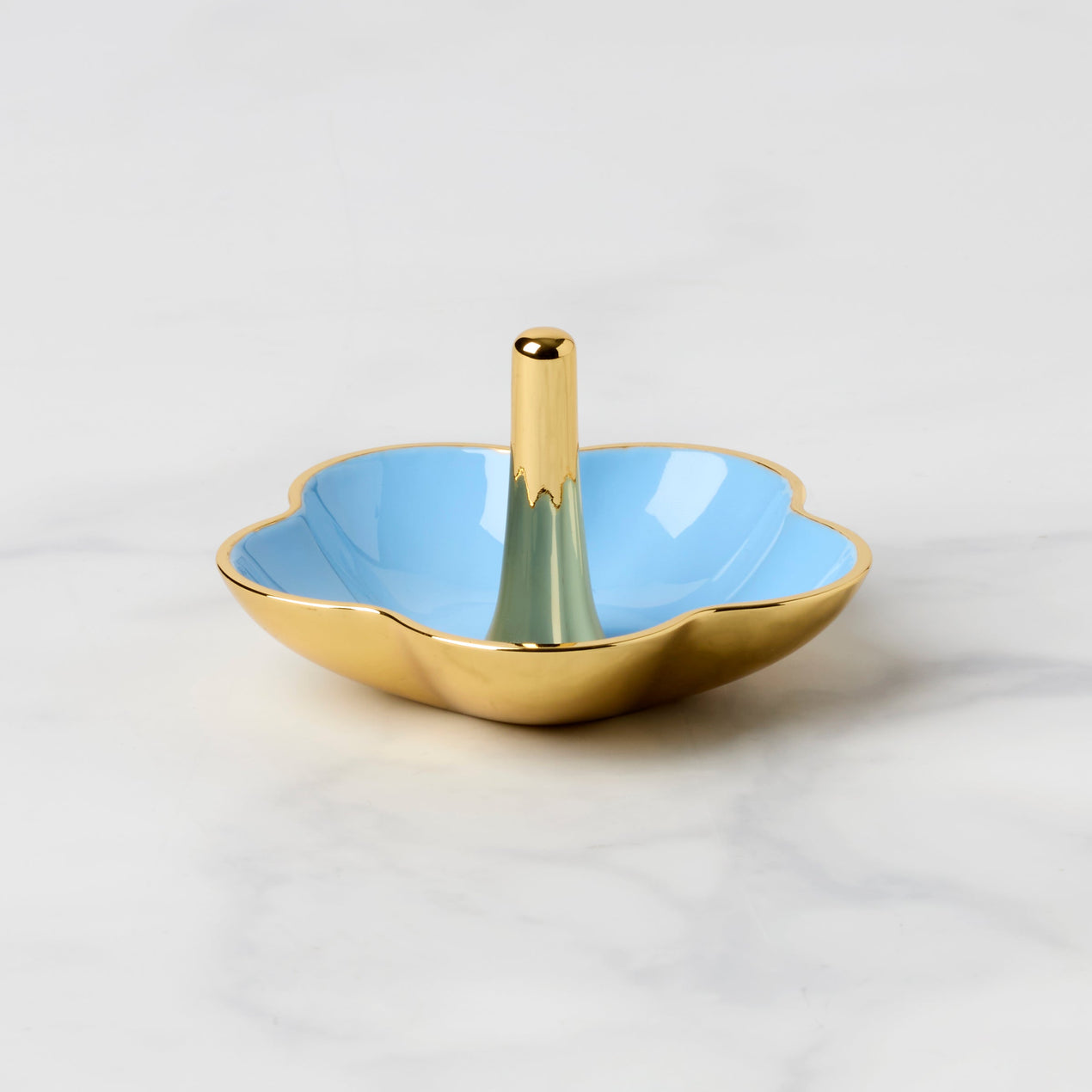 Make It Pop Blue Metal Ring Dish – Lenox Corporation