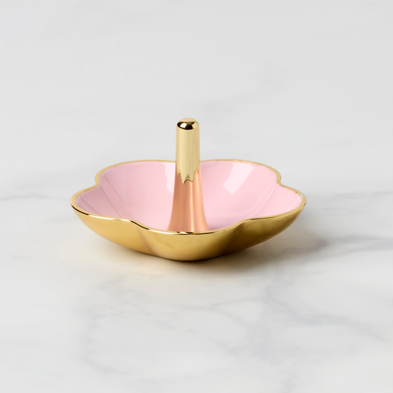 cambridge silversmiths Make It Pop Metal Ring Dish Pink