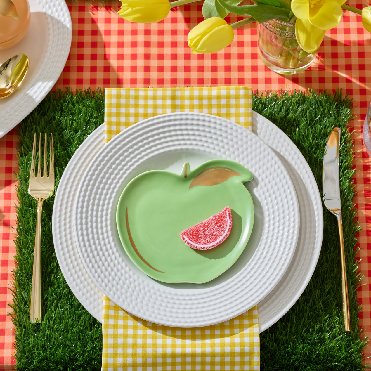 Tutti Fruity Tidbit Plates, Set of 4