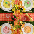 Tutti Fruity Tidbit Plates, Set of 4