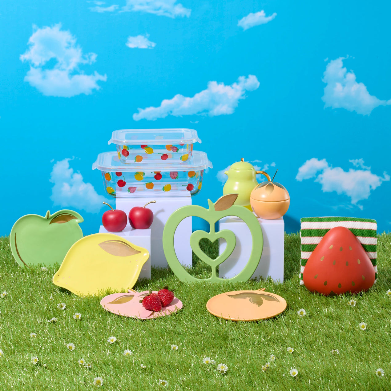 Tutti Fruity Strawberry Sponge/Napkin Holder