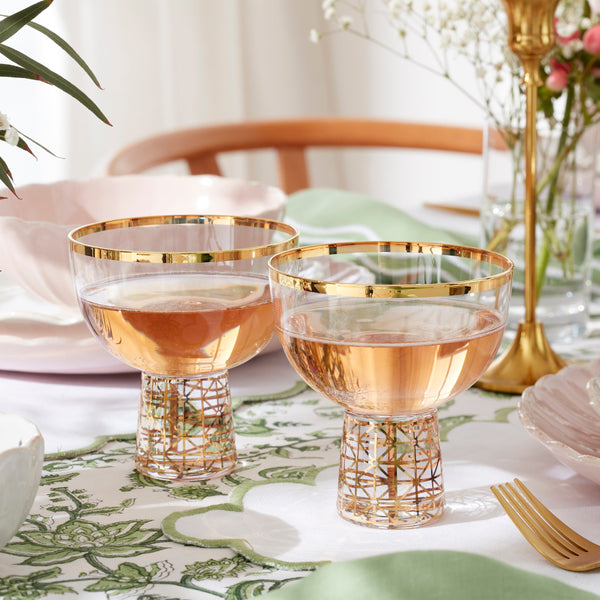  Champagne Coupes & Flutes