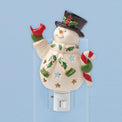 Happy Holly Days Snowman Night Light