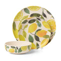 24/7 Melamine 12-Piece Dinnerware Set, Lemons