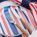 24/7 Melamine 12-Piece Dinnerware Set, Stripe