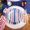 24/7 Melamine 12-Piece Dinnerware Set, Stripe