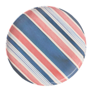 24 Seven Melamine Stripe 12-Piece Dinnerware Set