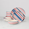 24 Seven Melamine Stripe 12-Piece Dinnerware Set