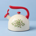 Holiday Metal Tea Kettle