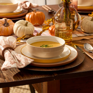 24 Seven Colors Sunbaked 12-Piece Dinnerware Set