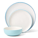 24/7 Colors 12-Piece Dinnerware Set, Turquoise