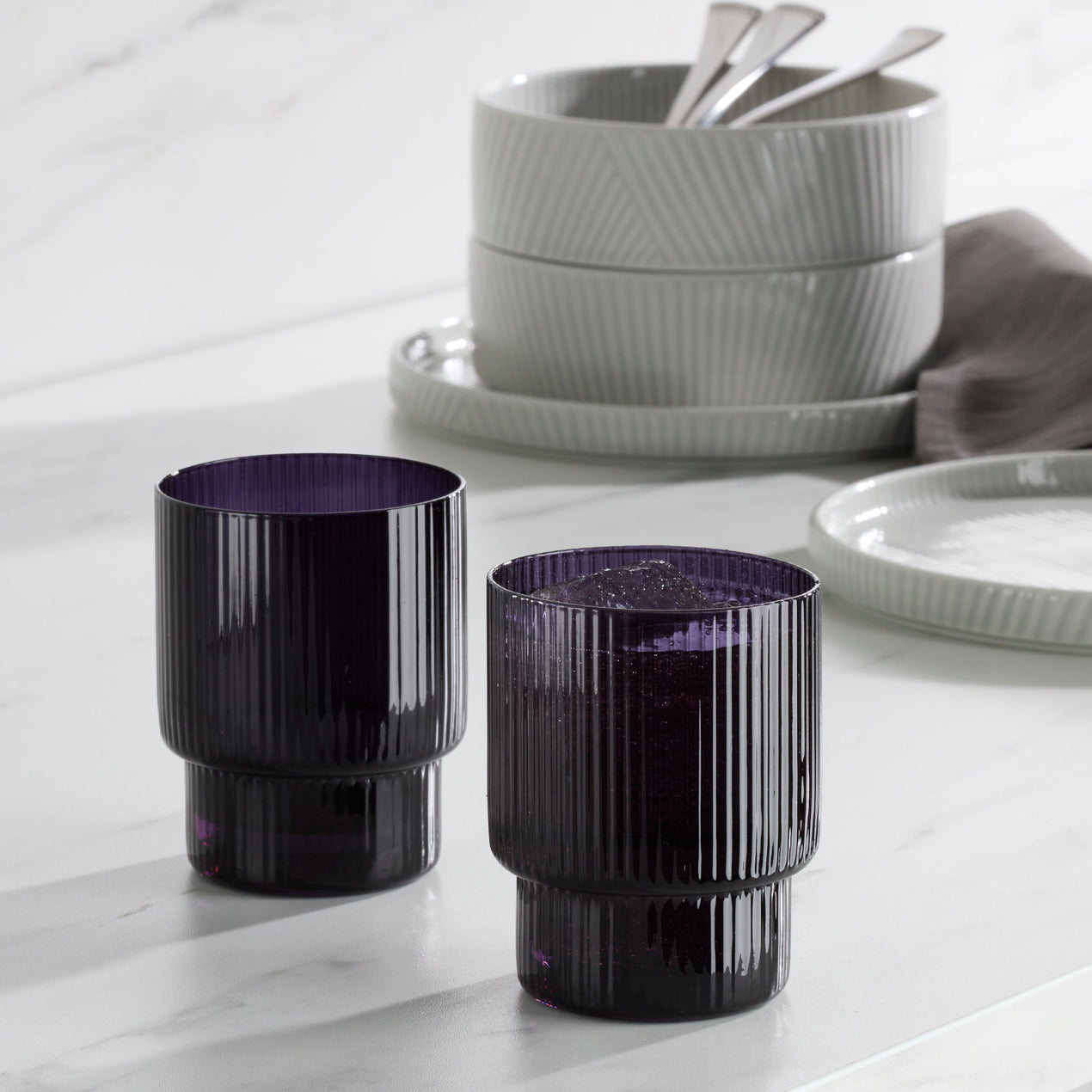 Modulus Tumblers, Set of 4, Nightshade