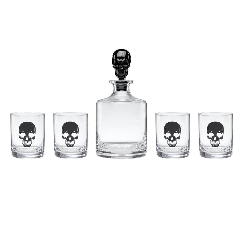 5-Piece Skeleton Whiskey Set