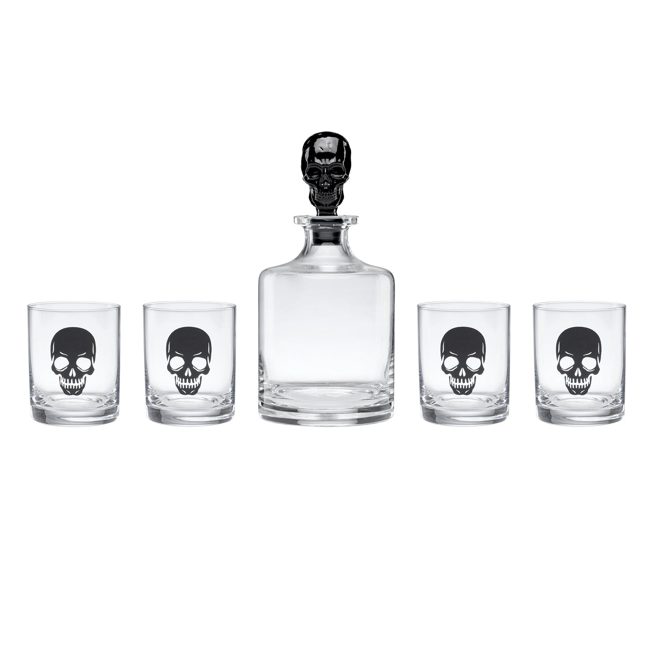 5-Piece Skeleton Whiskey Set
