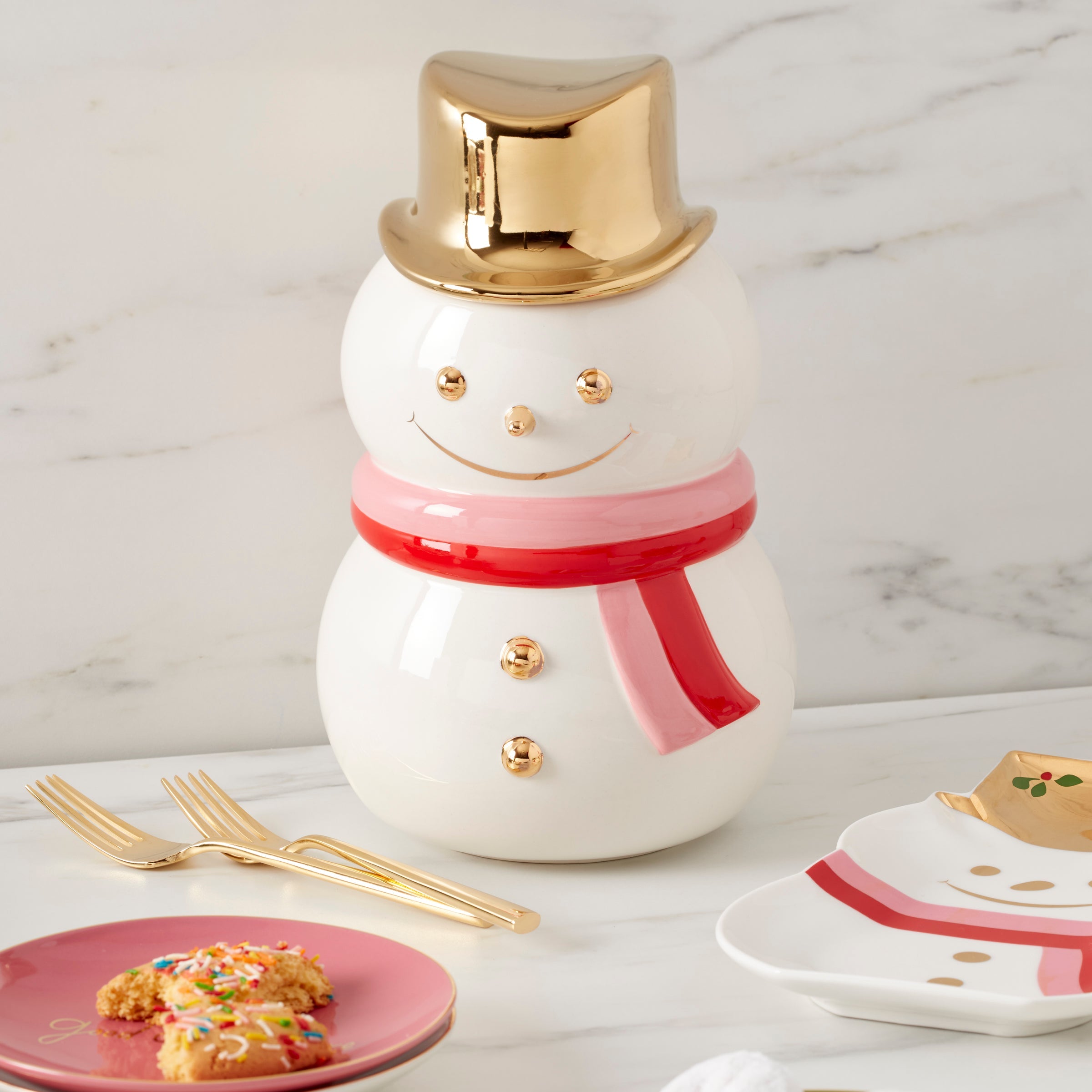 Be Jolly Snowman Cookie Jar – Lenox Corporation