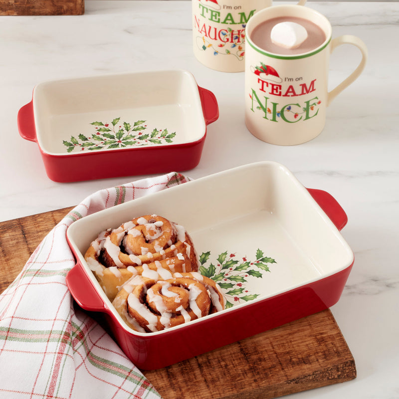 Holiday Rectangular Baking Dish, Medium